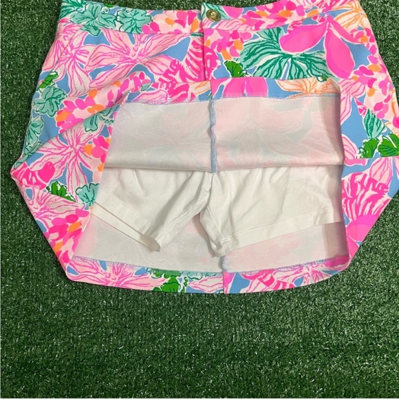Lilly Pulitzer Pink and Blue Patterned Skirt - Picture 2 of 6